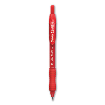 Paper Mate® Profile Ballpoint Pen, Retractable, Medium 1 Mm, Red Ink, Translucent Red Barrel, Dozen freeshipping - TVN Wholesale
